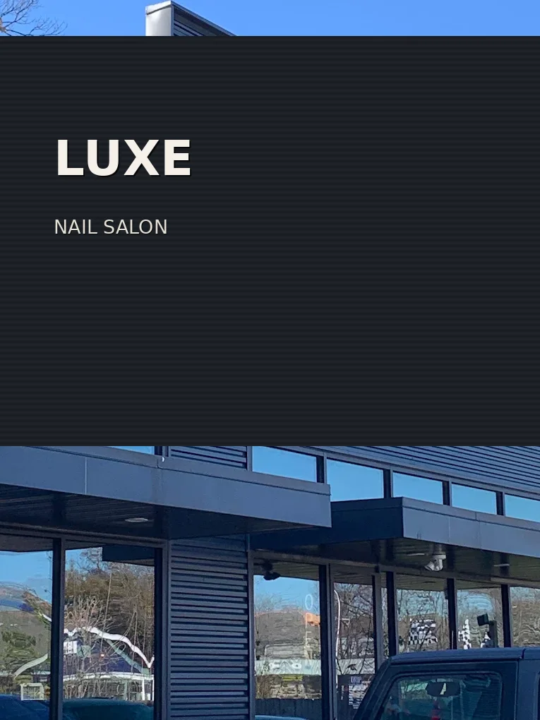 Modern salon exterior
